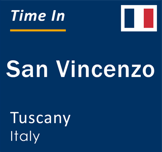 Current local time in San Vincenzo, Tuscany, Italy