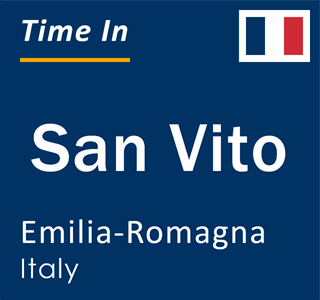 Current local time in San Vito, Emilia-Romagna, Italy