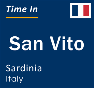 Current local time in San Vito, Sardinia, Italy