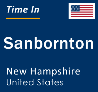 Current local time in Sanbornton, New Hampshire, United States