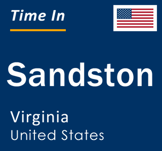 Current local time in Sandston, Virginia, United States