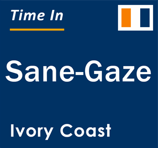 Current local time in Sane-Gaze, Ivory Coast