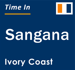 Current local time in Sangana, Ivory Coast