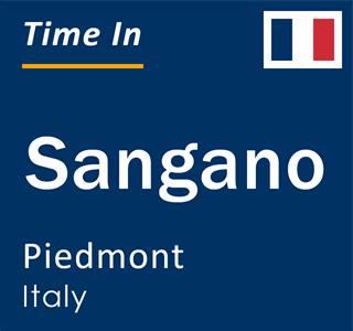 Current local time in Sangano, Piedmont, Italy