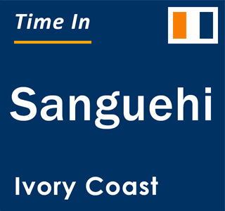 Current local time in Sanguehi, Ivory Coast