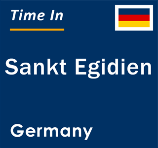 Current local time in Sankt Egidien, Germany