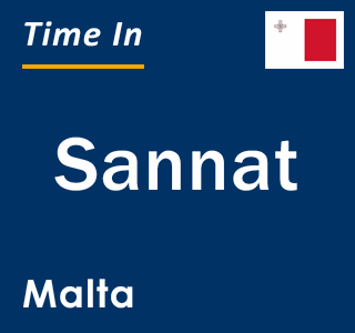 Current local time in Sannat, Malta