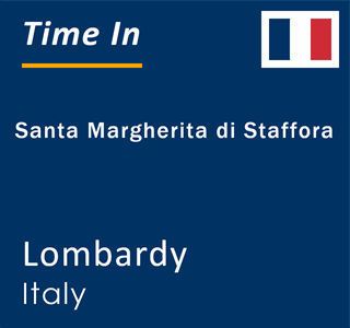 Current local time in Santa Margherita di Staffora, Lombardy, Italy