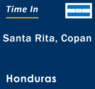 Current local time in Santa Rita, Copan, Honduras