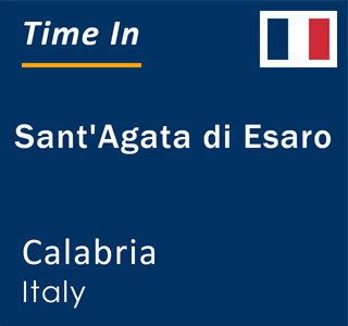 Current local time in Sant'Agata di Esaro, Calabria, Italy