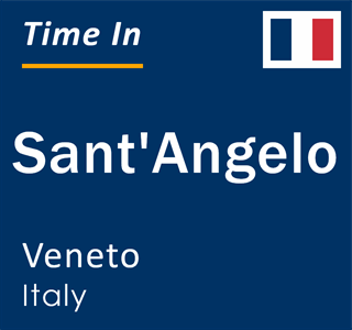 Current local time in Sant'Angelo, Veneto, Italy