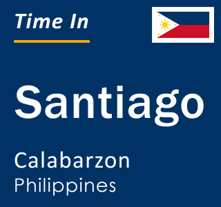 Current local time in Santiago, Calabarzon, Philippines