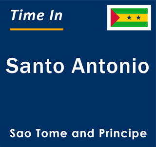 Current local time in Santo Antonio, Sao Tome and Principe