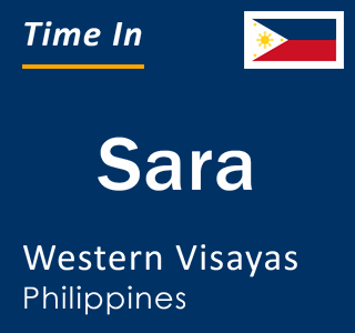 Current local time in Sara, Western Visayas, Philippines