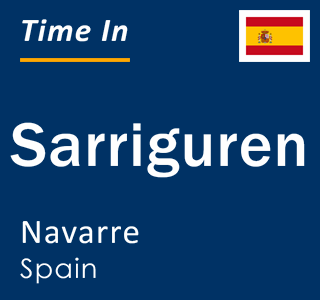 Current local time in Sarriguren, Navarre, Spain