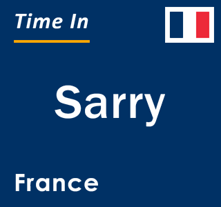 Current local time in Sarry, France