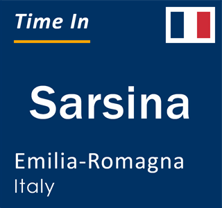 Current local time in Sarsina, Emilia-Romagna, Italy