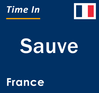 Current local time in Sauve, France