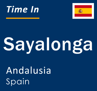 Current local time in Sayalonga, Andalusia, Spain