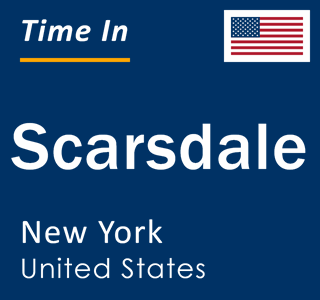 Current local time in Scarsdale, New York, United States