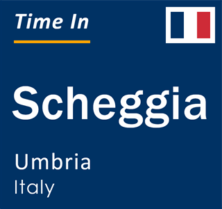 Current local time in Scheggia, Umbria, Italy