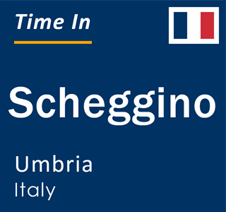 Current local time in Scheggino, Umbria, Italy