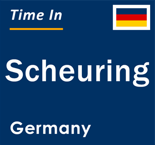 Current local time in Scheuring, Germany