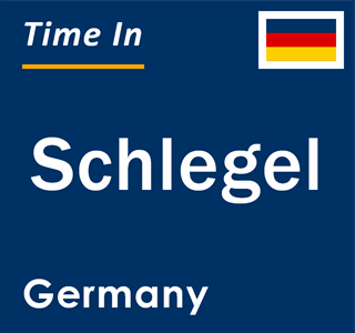 Current local time in Schlegel, Germany