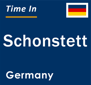 Current local time in Schonstett, Germany