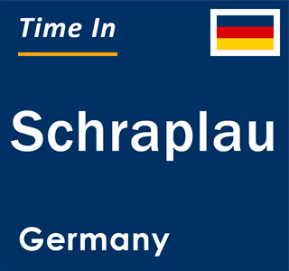 Current local time in Schraplau, Germany