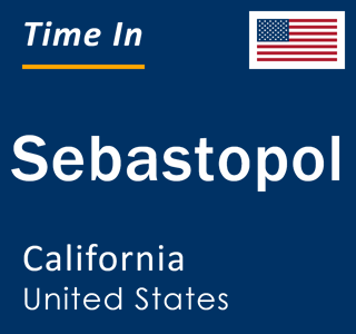 Current local time in Sebastopol, California, United States