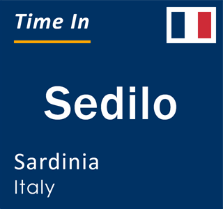 Current local time in Sedilo, Sardinia, Italy