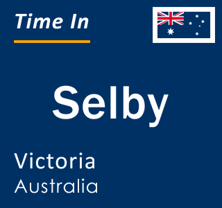 Current local time in Selby, Victoria, Australia