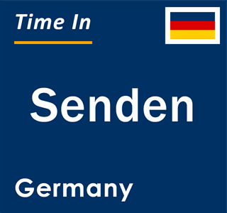 Current local time in Senden, Germany