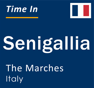 Current local time in Senigallia, The Marches, Italy