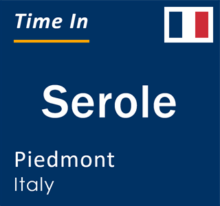 Current local time in Serole, Piedmont, Italy