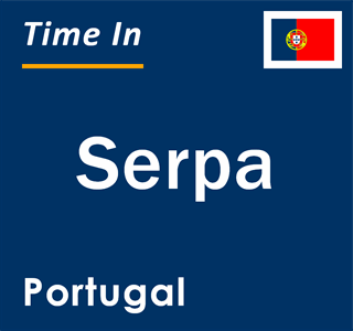 Current local time in Serpa, Portugal