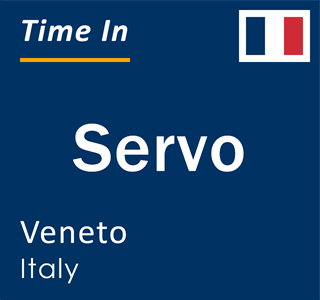 Current local time in Servo, Veneto, Italy