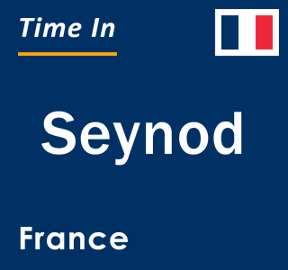 Current local time in Seynod, France