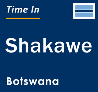 Current local time in Shakawe, Botswana