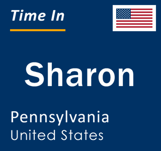 Current local time in Sharon, Pennsylvania, United States