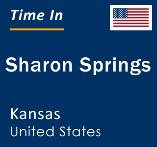 Current local time in Sharon Springs, Kansas, United States