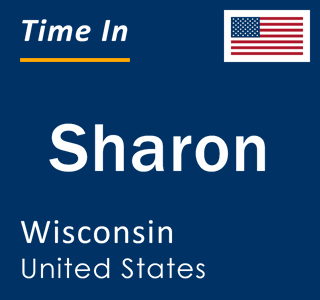 Current local time in Sharon, Wisconsin, United States