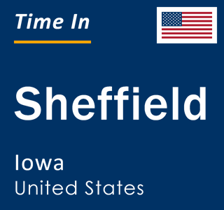 Current local time in Sheffield, Iowa, United States