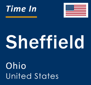 Current local time in Sheffield, Ohio, United States