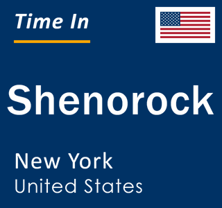 Current local time in Shenorock, New York, United States