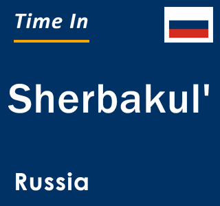 Current local time in Sherbakul', Russia