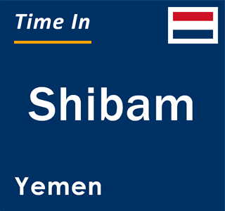 Current local time in Shibam, Yemen