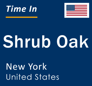 Current local time in Shrub Oak, New York, United States