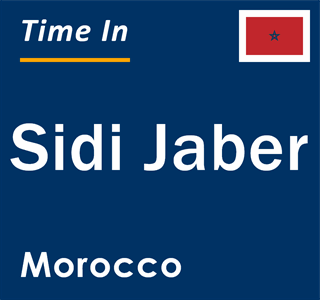 Current local time in Sidi Jaber, Morocco